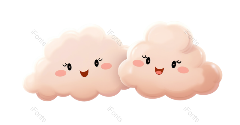 儿童图片,天空元素,可爱风PNG,设计元素免抠素材